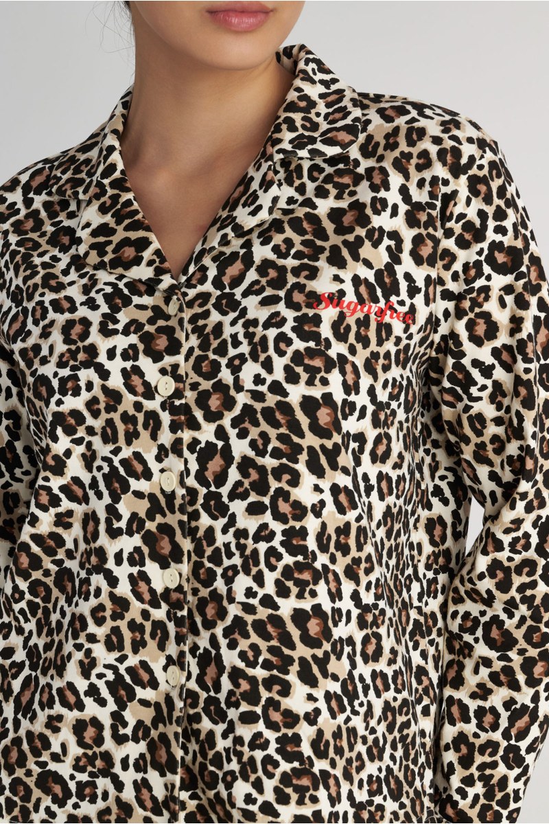 ΒΑΜΒΑΚΕΡΟ ΣΕΤ ΠΙΤΖΑΜΑ ΜΕ ΛΕΟΠΑΡ ΤΥΠΩΜΑ-25538005-301