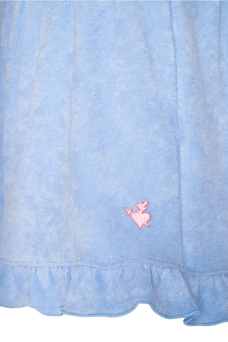 SMOCKED WAIST TERRY SHORTS FOR GIRLS-25610055-421