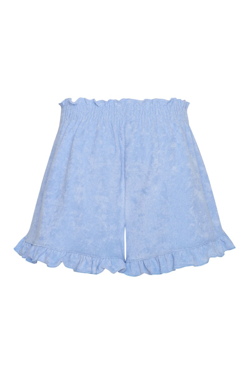 SMOCKED WAIST TERRY SHORTS FOR GIRLS-25610055-421