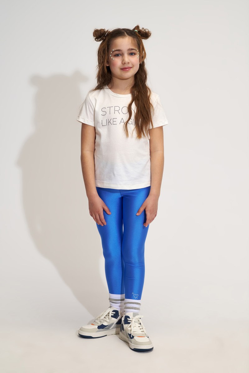 EMBELLISHED COTTON T-SHIRT FOR GIRLS-25612010-100