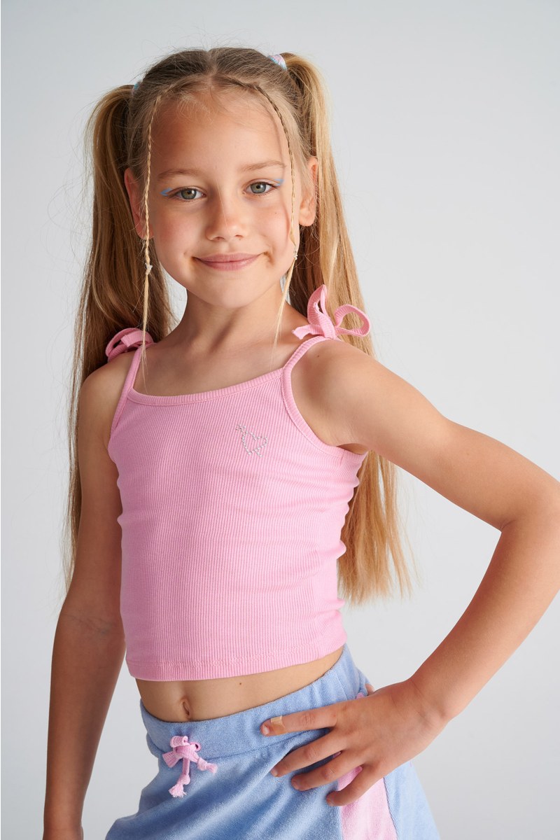 ΠΑΙΔΙΚΗ ΒΑΜΒΑΚΕΡΗ ΡΙΜΠ ΜΠΛΟΥΖΑ ΜΕ ΛΕΠΤΕΣ ΤΙΡΑΝΤΕΣ-25612072-710