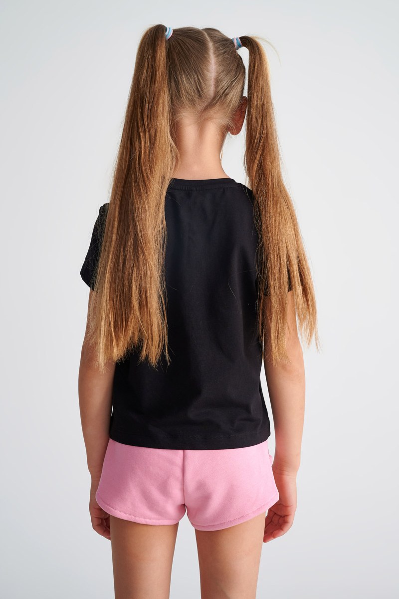 EMBELLISHED COTTON T-SHIRT FOR GIRLS-25612078-110