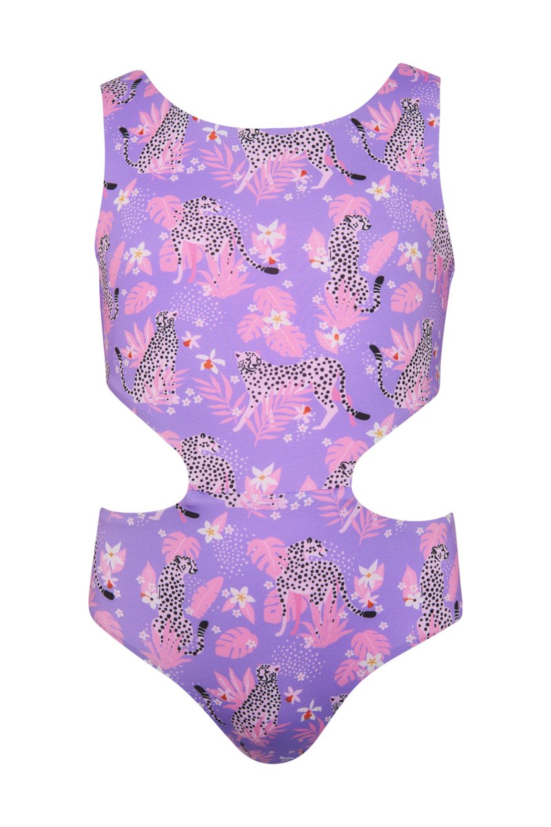 ONEPIECE SWIMSUIT WITH SIDE CUT-OUTS FOR GIRLS-25615035-800