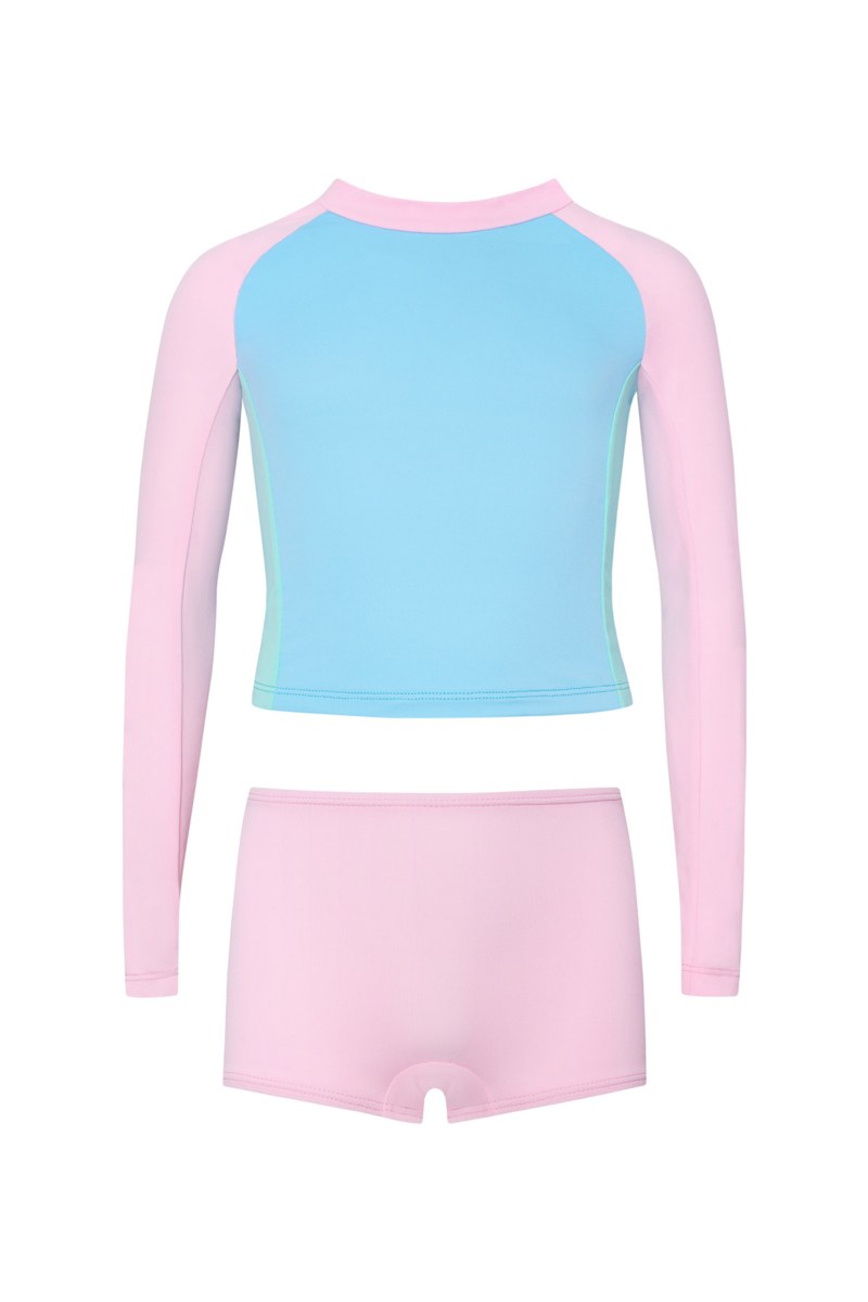 LONG SLEEVED BIKINI SET FOR GIRLS-25616023-309