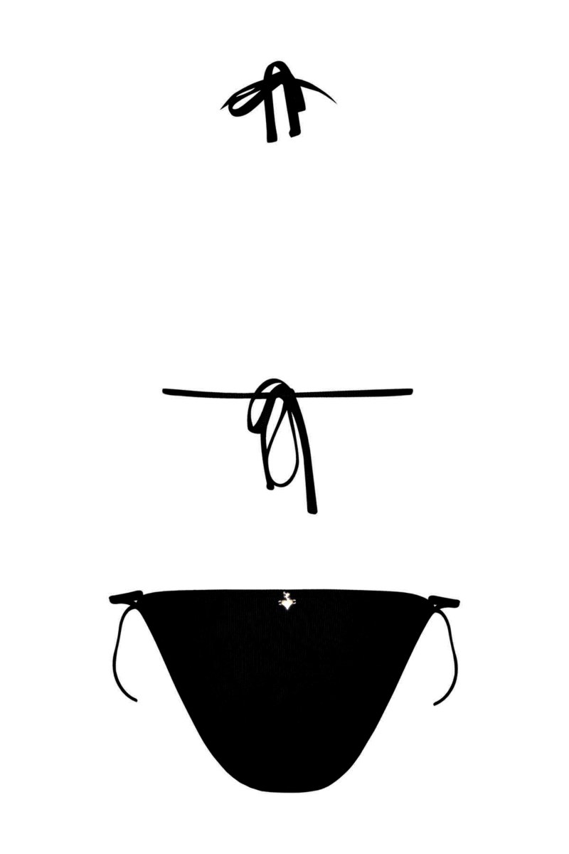 MONOCHROME RIBBED BIKINI SET FOR TEENS-25616153-110