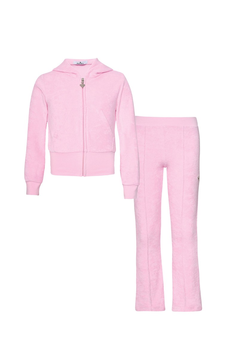 STRASS EMBELLISHED TERRY TRACK SET FOR GIRLS-25618052-700