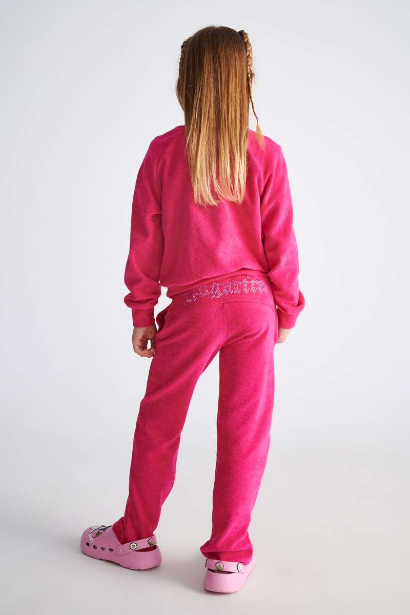 STRASS EMBELLISHED TERRY TRACK SET FOR GIRLS-25618054-714