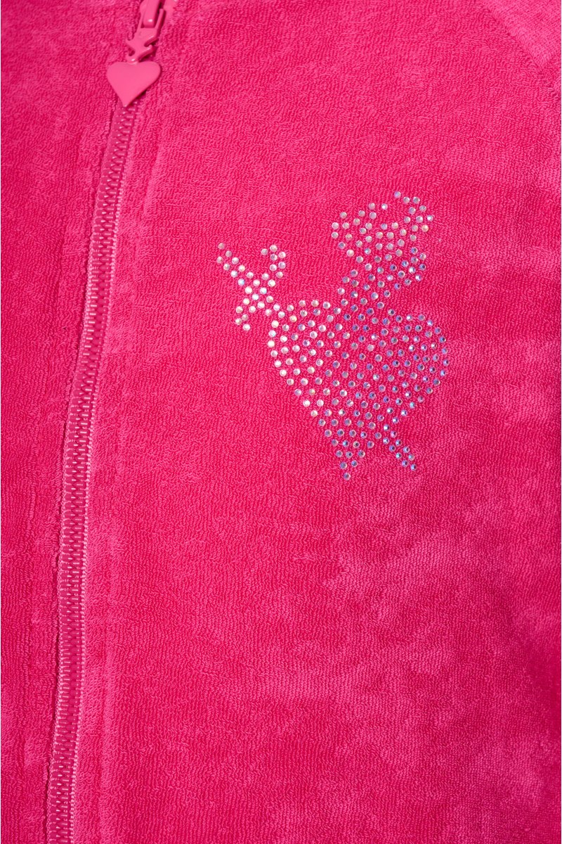 STRASS EMBELLISHED TERRY TRACK SET FOR GIRLS-25618054-714