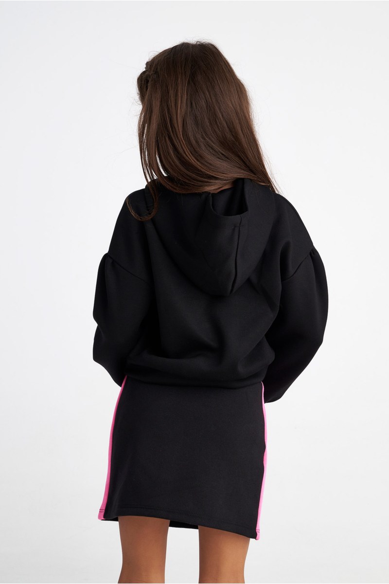 HOODED COTTON SWEATSHIRT FOR GIRLS-25632004-110