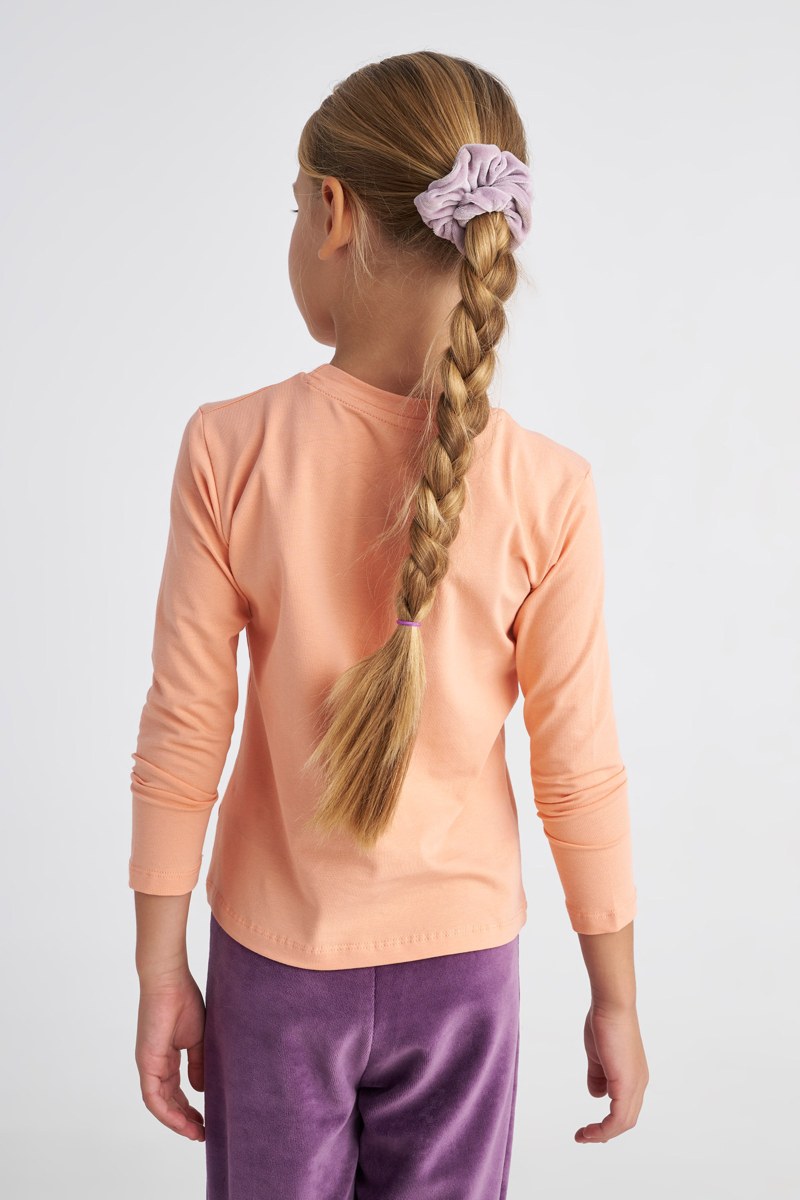 EMBELLISHED LONG SLEEVED COTTON TOP FOR GIRLS-25632042-710