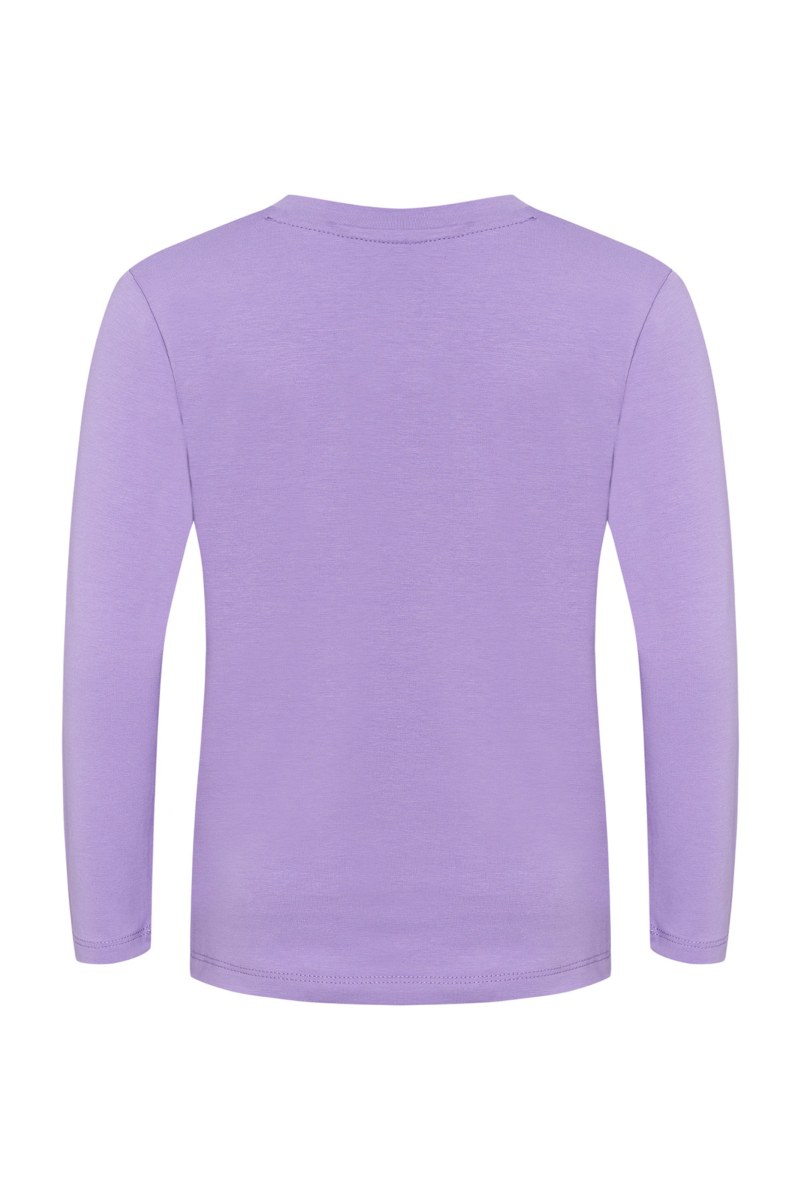 EMBELLISHED LONG SLEEVED COTTON TOP FOR GIRLS-25632044-811