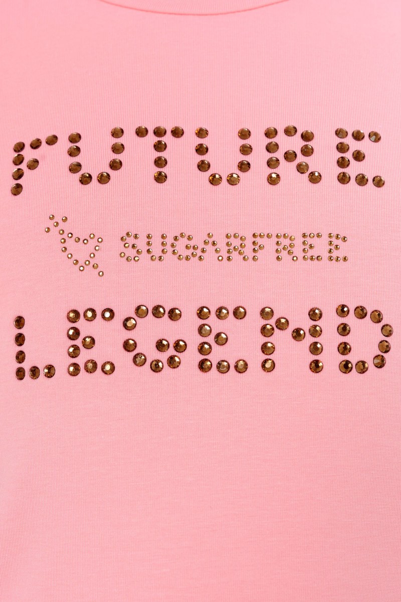 EMBELLISHED LONG SLEEVED COTTON TOP FOR GIRLS-25632045-714