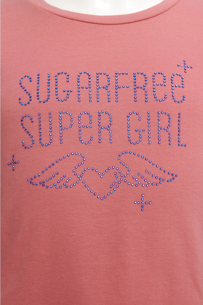 EMBELLISHED LONG SLEEVED COTTON TOP FOR GIRLS-25632050-723