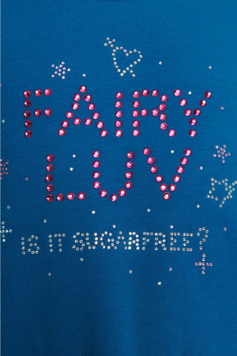 EMBELLISHED LONG SLEEVED COTTON TOP FOR GIRLS-25632051-414