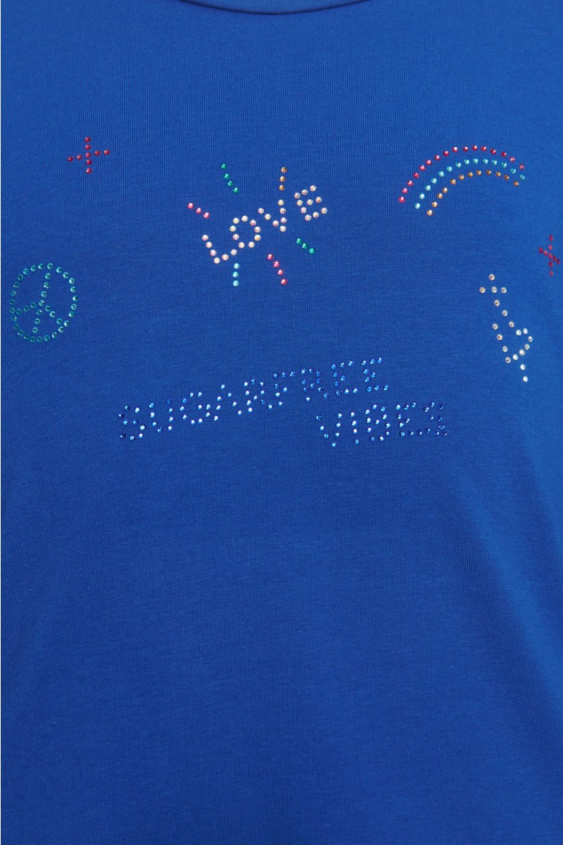 EMBELLISHED LONG SLEEVED COTTON TOP FOR GIRLS-25632052-425