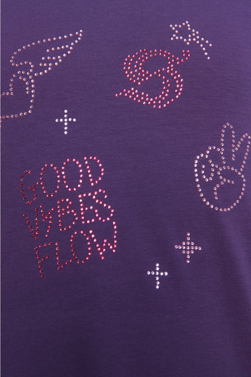 EMBELLISHED LONG SLEEVED COTTON TOP FOR GIRLS-25632053-815