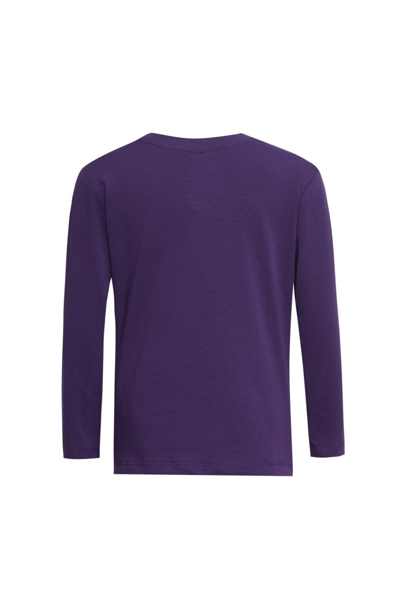 EMBELLISHED LONG SLEEVED COTTON TOP FOR GIRLS-25632053-815