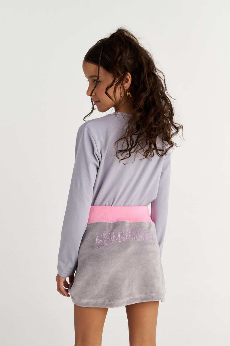 EMBELLISHED LONG SLEEVED COTTON TOP FOR GIRLS-25632054-203