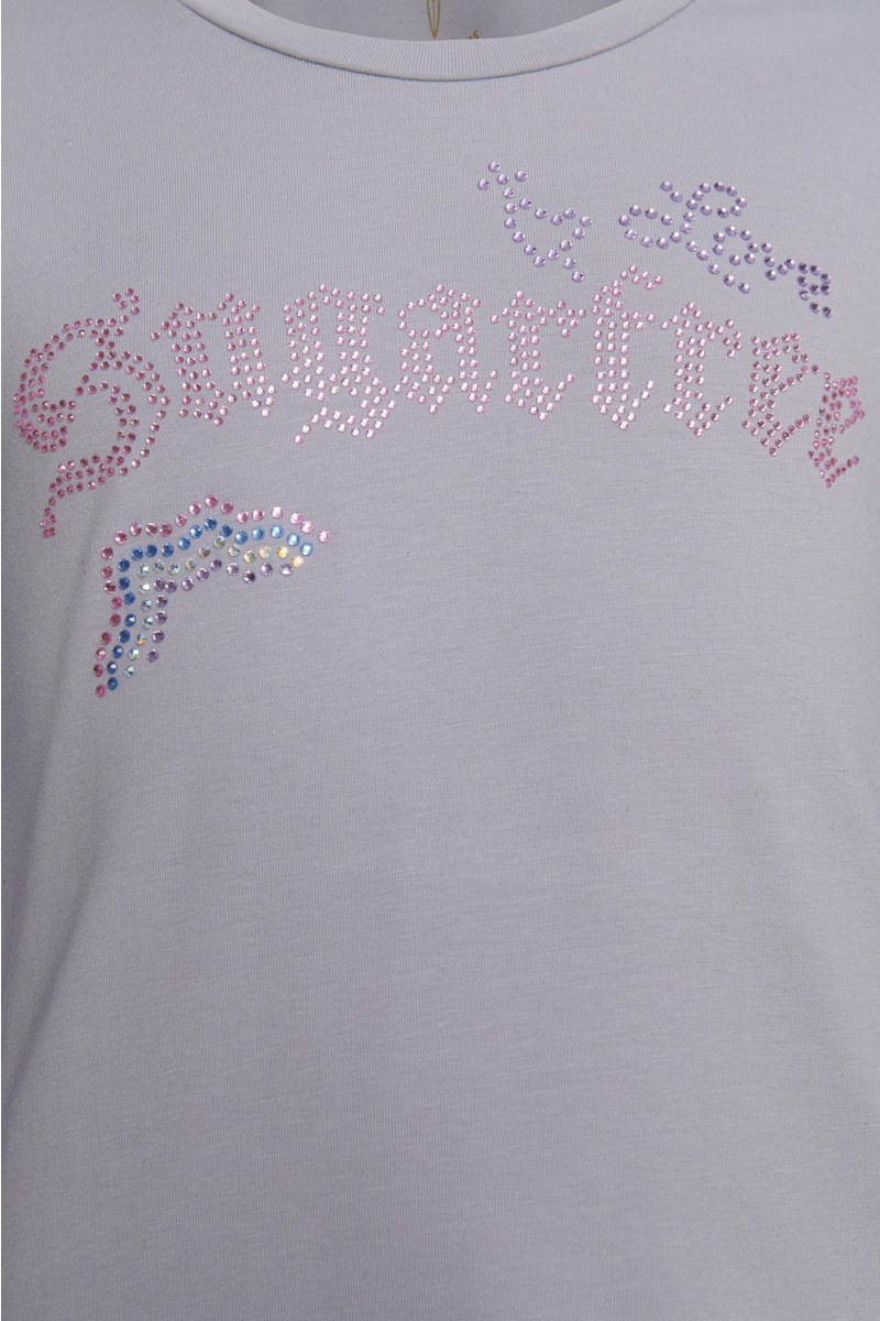EMBELLISHED LONG SLEEVED COTTON TOP FOR GIRLS-25632054-203
