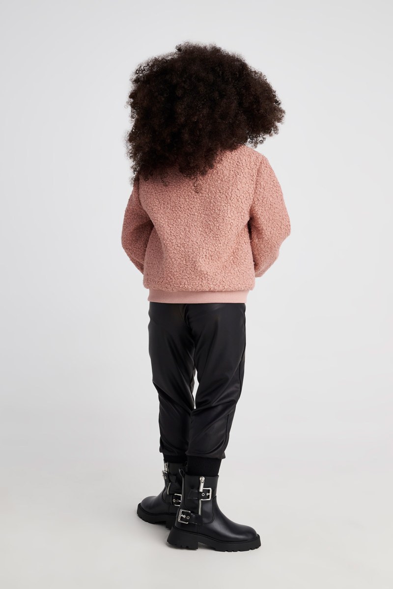 BOUCLE-KNIT JACKET FOR GIRLS WITH SNAP BUTTONS-25633015-712