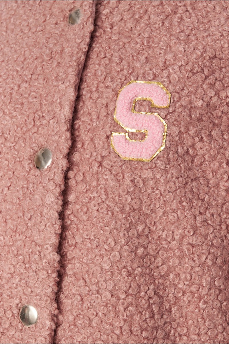 BOUCLE-KNIT JACKET FOR GIRLS WITH SNAP BUTTONS-25633015-712