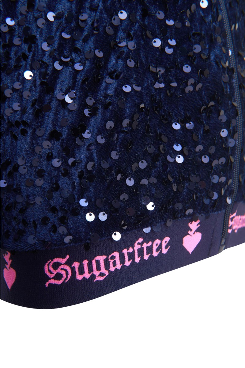 SEQUIN LONG SLEEVED SUPER SOFT VELOUR JACKET FOR GIRLS-25633029-437