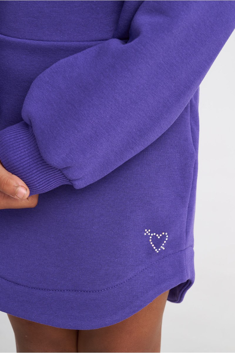 COTTON DRESS FOR GIRLS WITH INNER SOFT FLEECE FABRIC-25634012-712