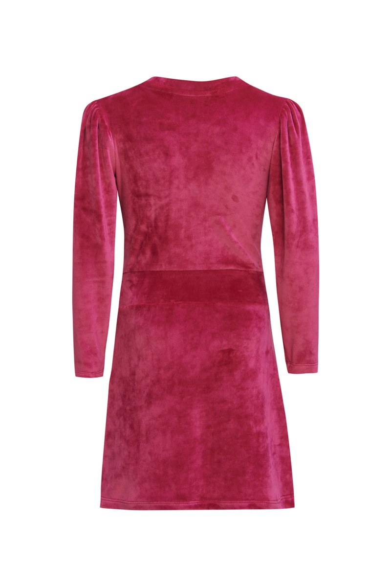 EMBELLISHED SUPER SOFT VELOUR DRESS FOR GIRLS-25634027-718