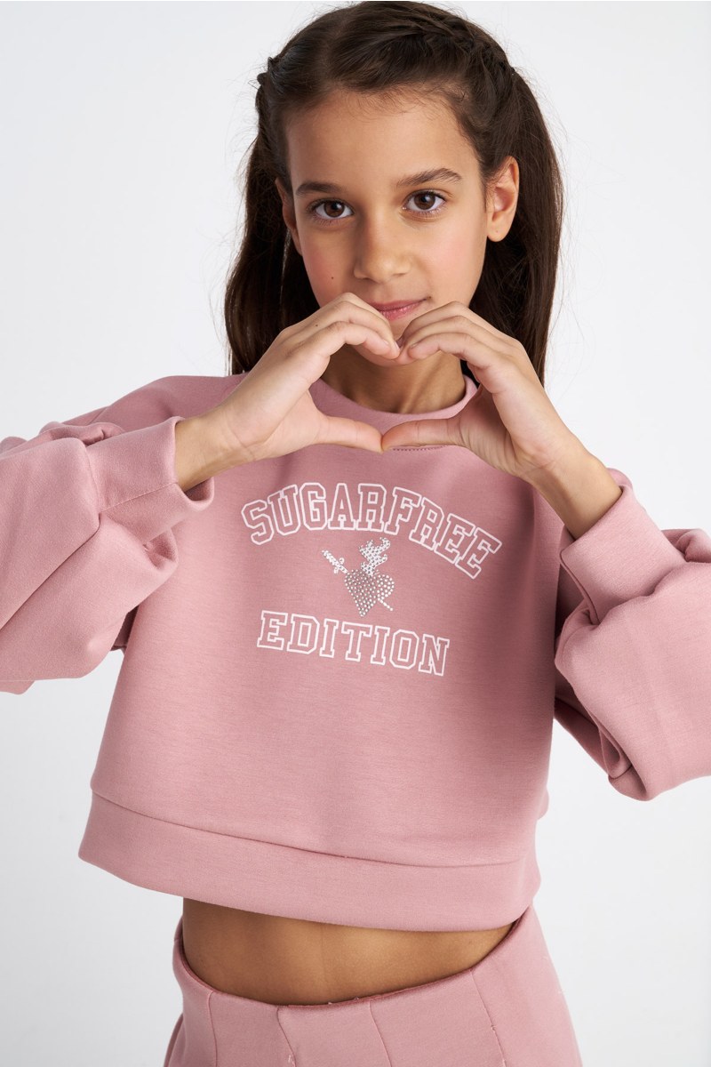 COTTON SWEATSHIRT/SKIRT SET FOR GIRLS-25638003-719