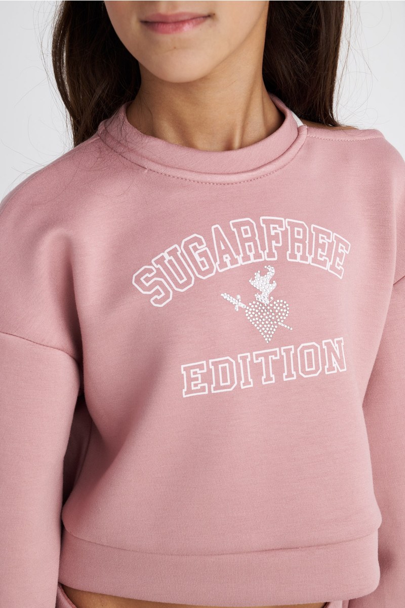 COTTON SWEATSHIRT/SKIRT SET FOR GIRLS-25638003-719