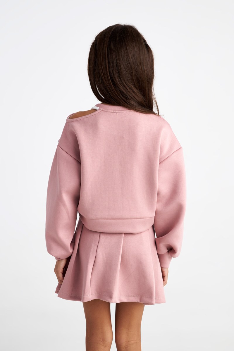 COTTON SWEATSHIRT/SKIRT SET FOR GIRLS-25638003-719