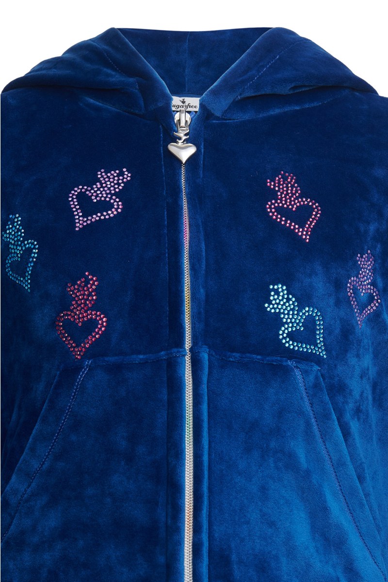 EMBELLISHED SUPER SOFT VELOUR TRACK SET FOR GIRLS-25638028-433