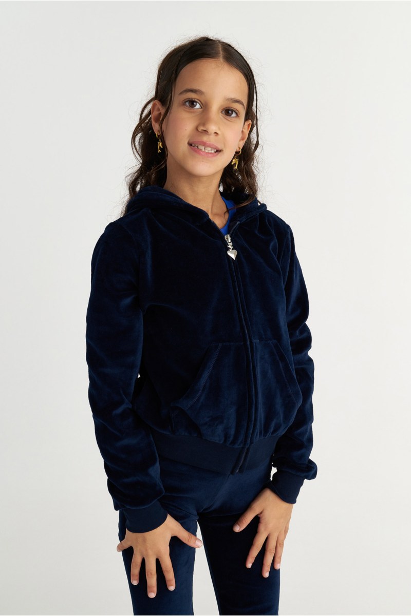 EMBELLISHED VELOUR TRACK SET FOR GIRLS-25638035-437