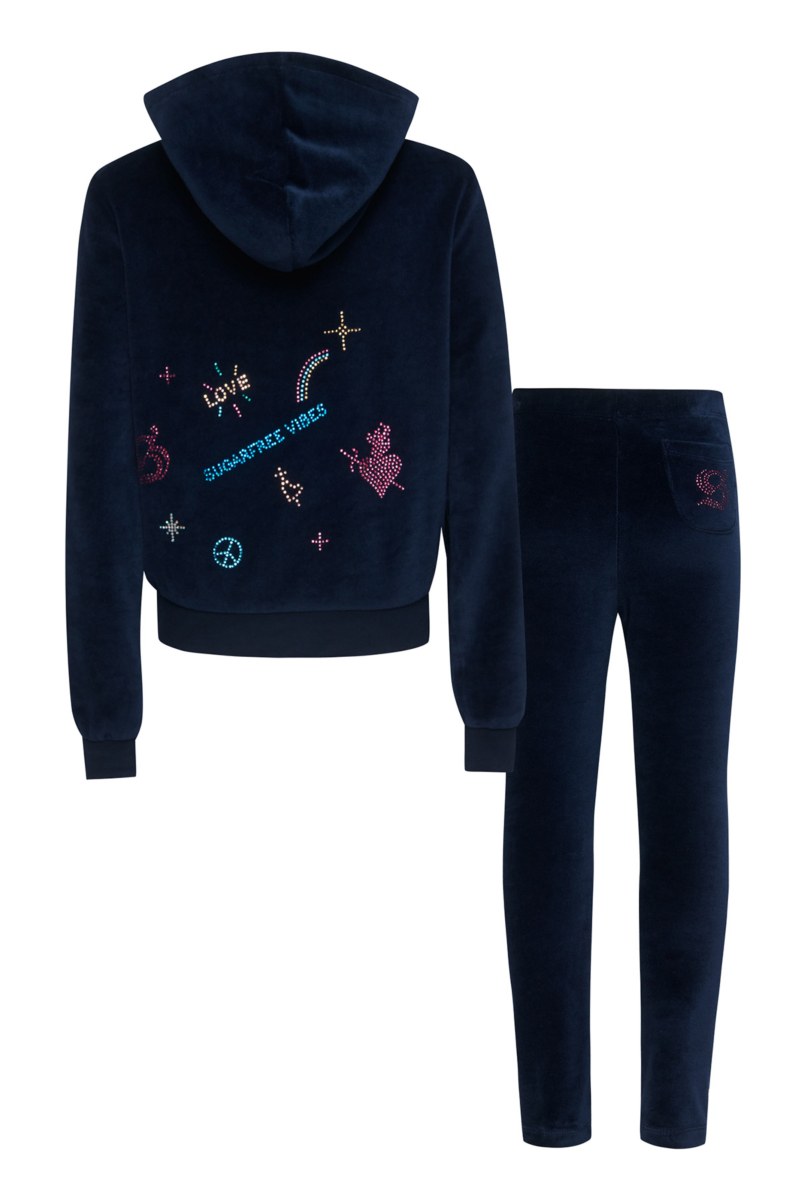EMBELLISHED VELOUR TRACK SET FOR GIRLS-25638035-437