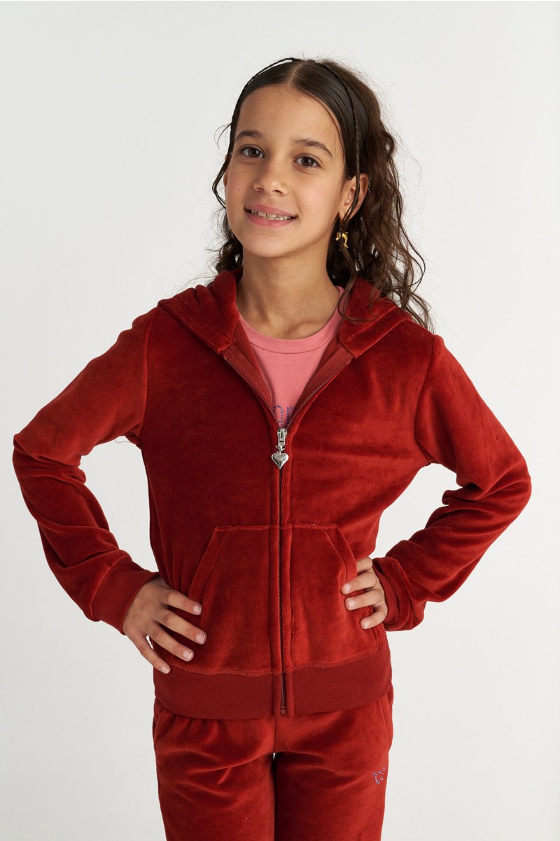 EMBELLISHED VELOUR TRACK SET FOR GIRLS-25638036-449