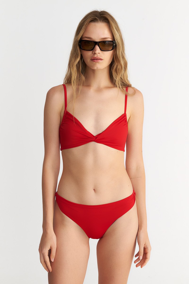 RECYCLED ΤΡΙΓΩΝΙΚΟ ΜΑΓΙΟ ΜΠΙΚΙΝΙ ΤΟΠ ΜΕ ΣΤΡΙΦΤΗ ΛΕΠΤΟΜΕΡΕΙΑ-25801000-631