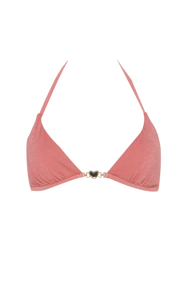 TRIANGLE SWIMWEAR BIKINI TOP WITH METAL ACCESSORY-25801665-720
