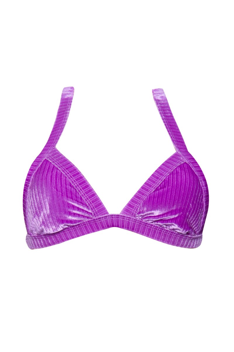 VELOUR TRIANGLE BIKINI TOP-25801695-800