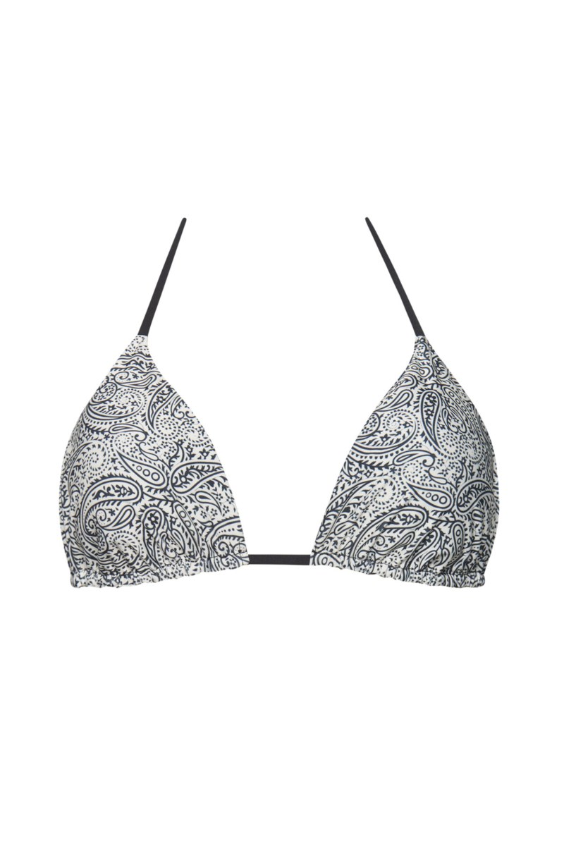 PAISLEY PRINTED TRIANGLE DOUBLE FACE BIKINI TOP-25801746-103