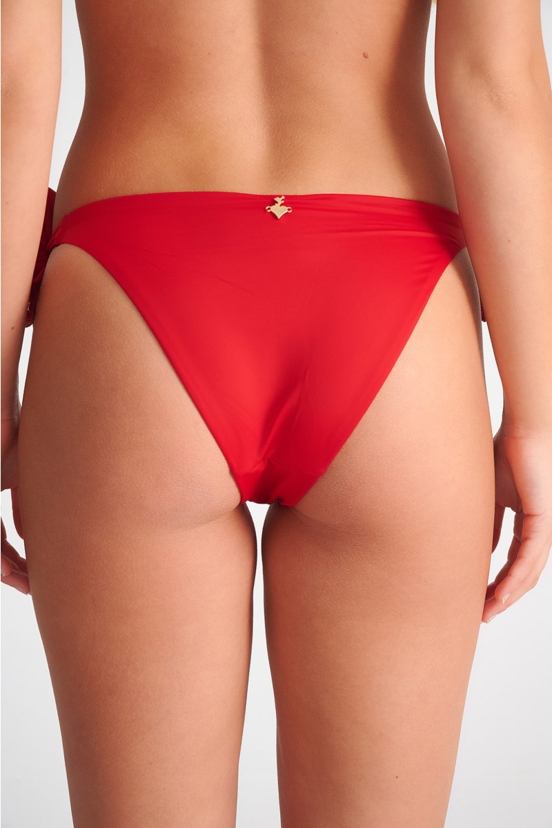 RECYCLED SWIMWEAR TIE-SIDE BIKINI SLIP-25802002-631