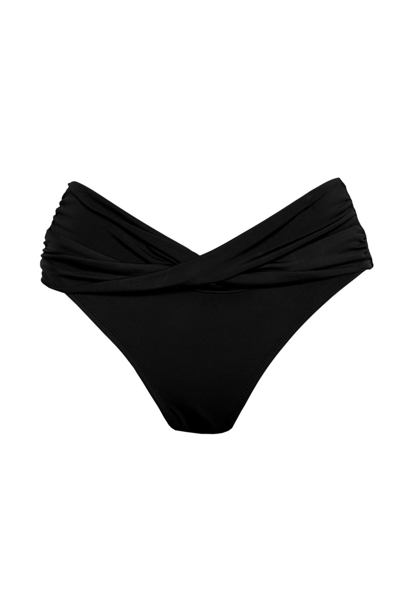 RECYCLED BIKINI SLIP WITH FRONT TWIST DETAIL-25802003-110