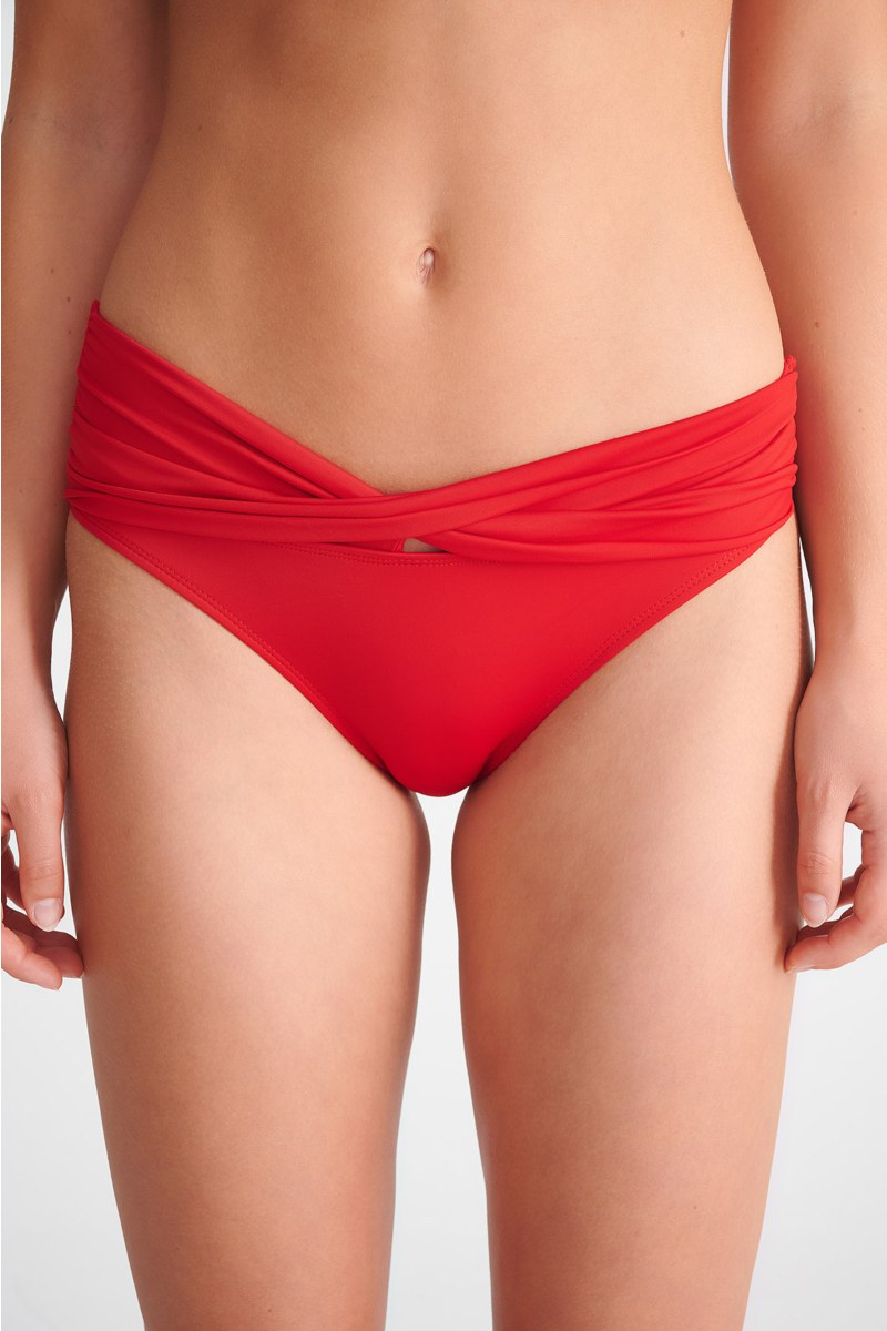 RECYCLED ΜΑΓΙΟ ΜΠΙΚΙΝΙ ΣΛΙΠ ΜΕ ΜΠΡΟΣΤΙΝΗ ΝΤΡΑΠΕ ΛΕΠΤΟΜΕΡΕΙΑ-25802003-631