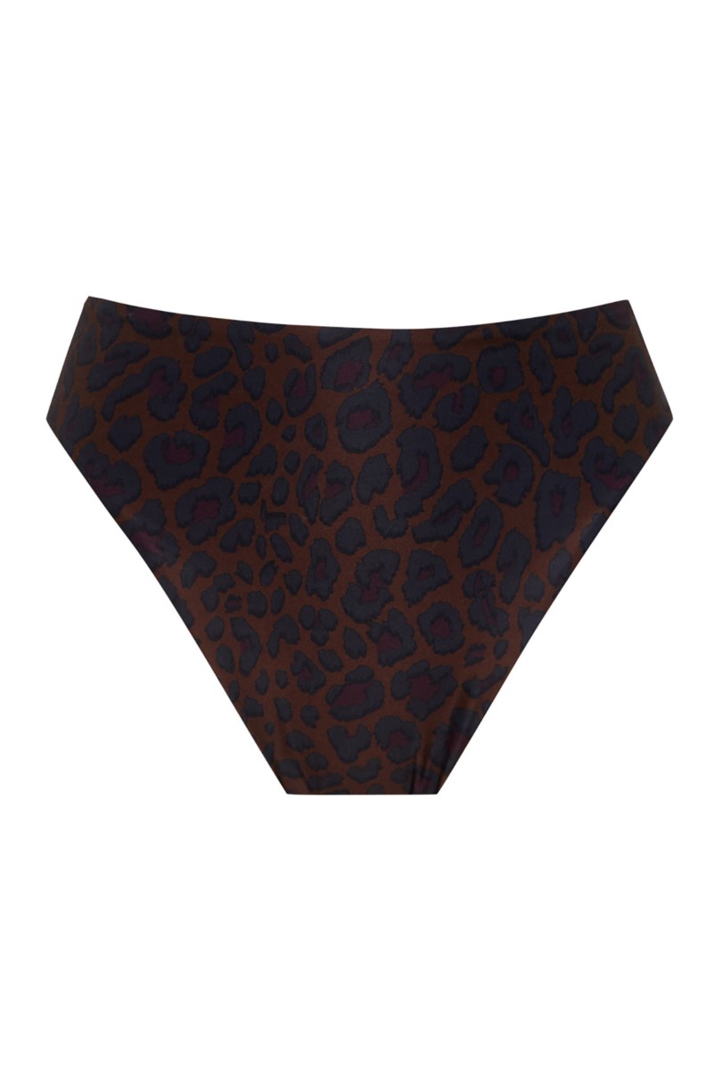 LEOPARD PRINTED HIGH WAISTED SWIMWEAR BIKINI BOTTOM-25802146-332