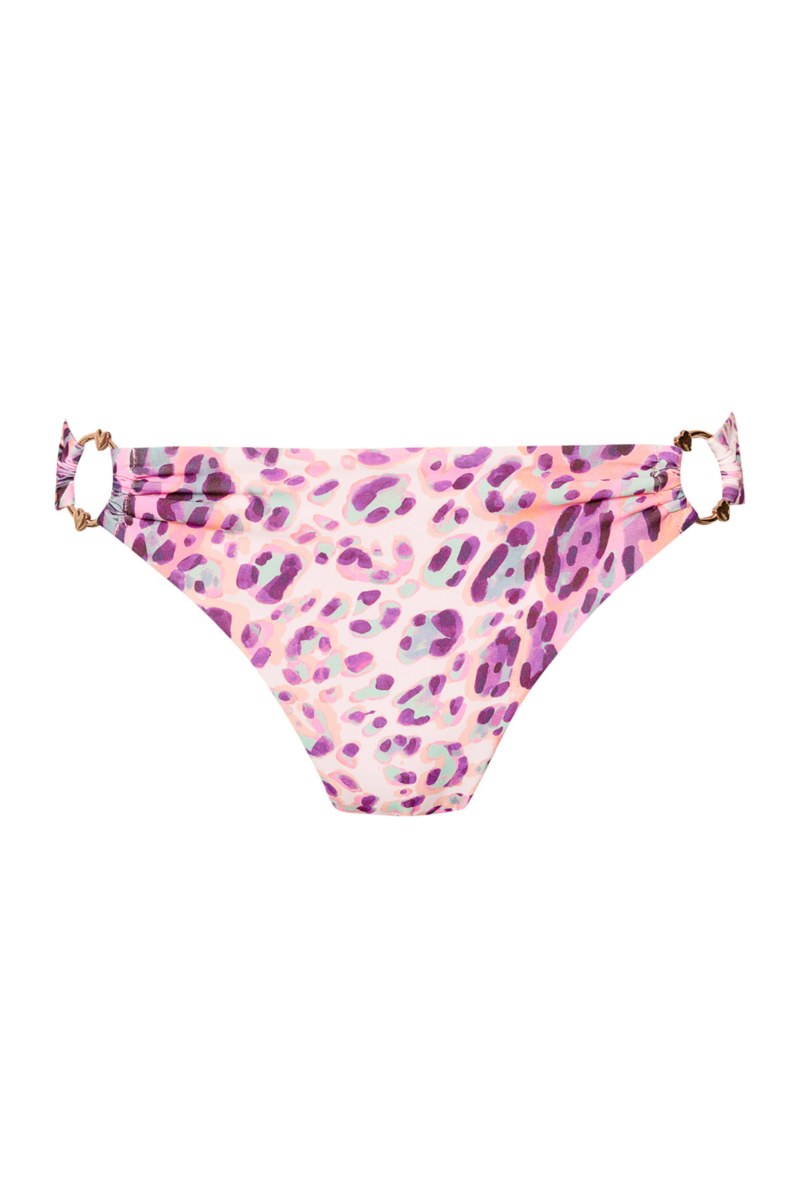 PRINTED BIKINI SLIP WITH HEART-SHAPED METAL ACCESSORY-25802482-518