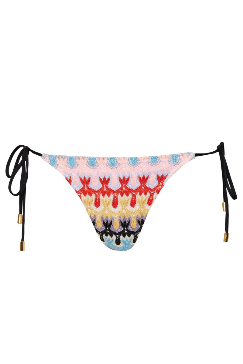 CROCHET SWIMWEAR TIE-SIDE BIKINI SLIP-25802641-411