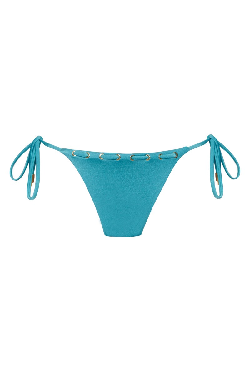 TIE-SIDE SWIMWEAR BIKINI BOTTOM WITH STUDS-25802728-413