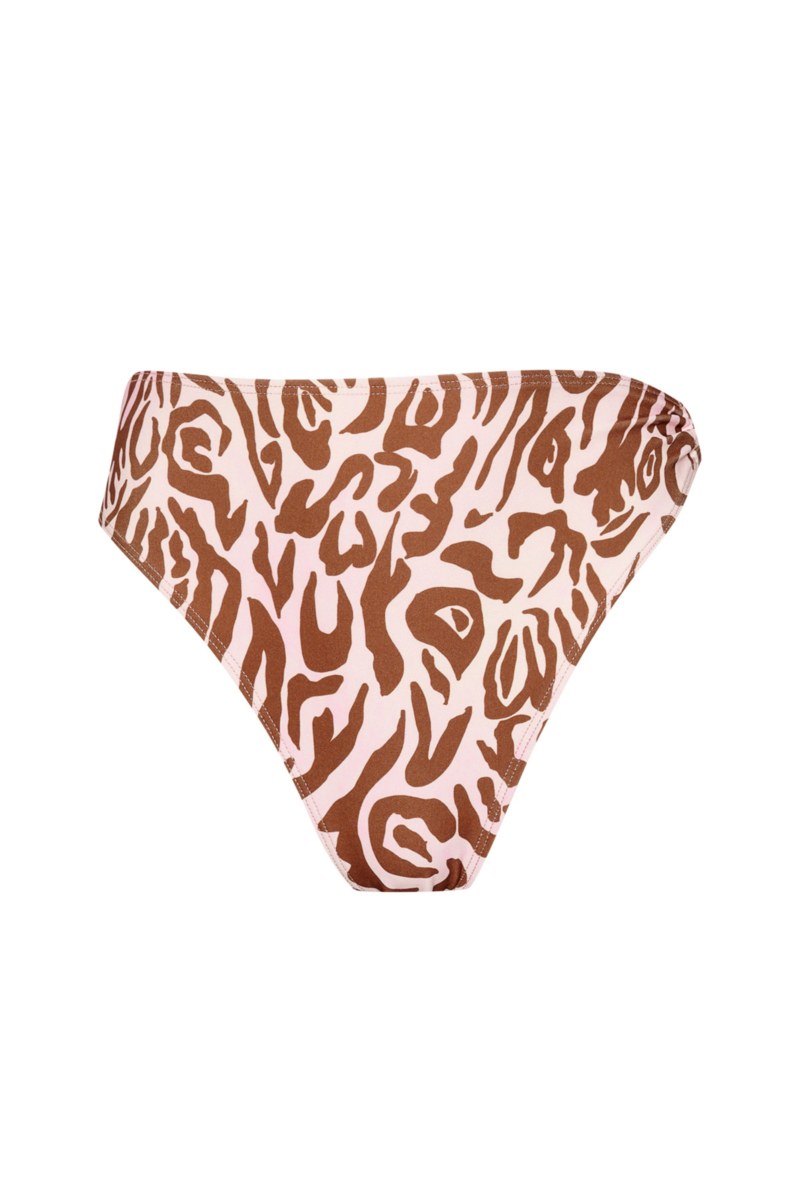 ANIMAL PRINTED HIGH WAISTED SWIMWEAR BIKINI BOTTOM-25802740-302