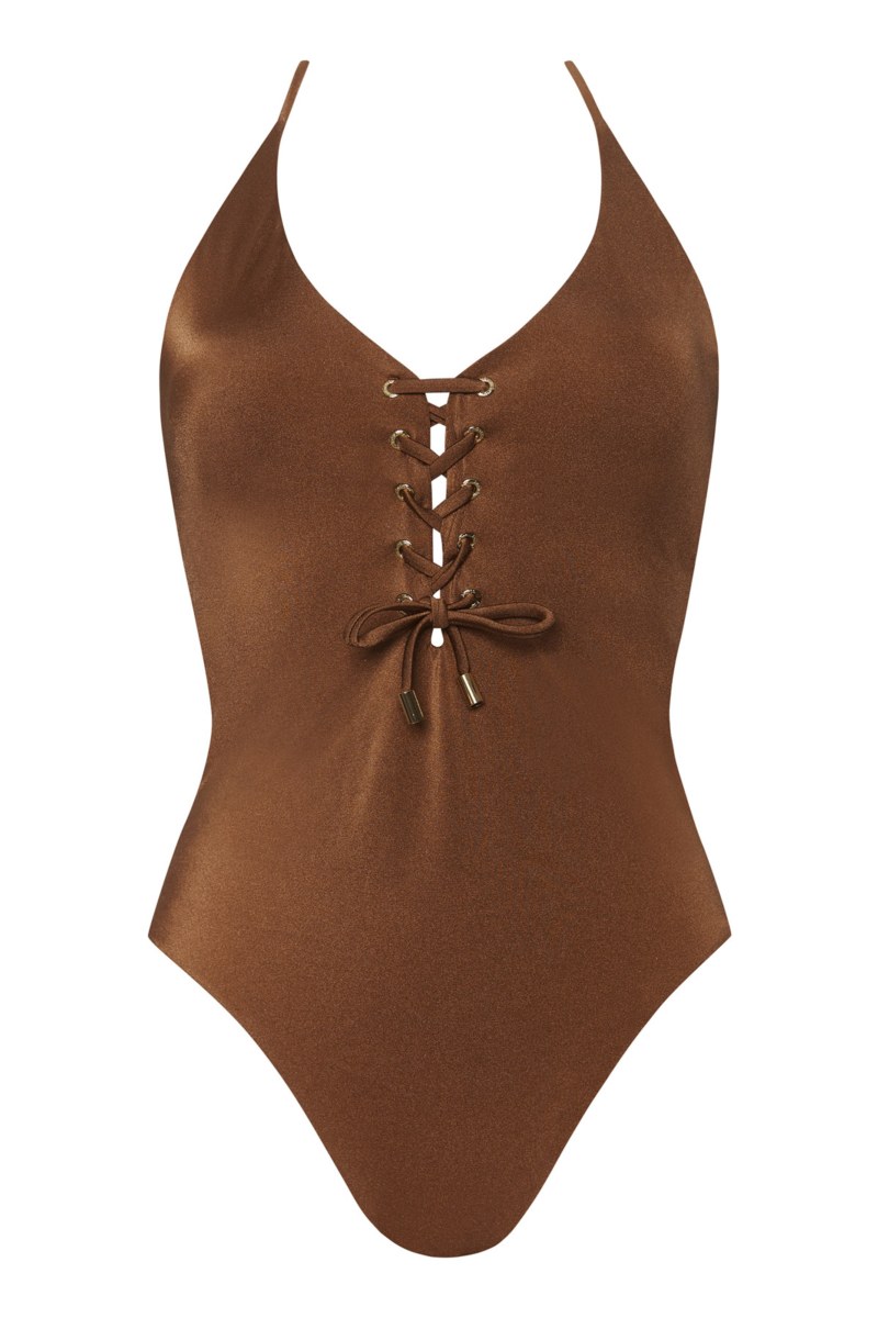 ONEPIECE SWIMSUIT WITH CUT-OUTS AND STUDS-25804728-321