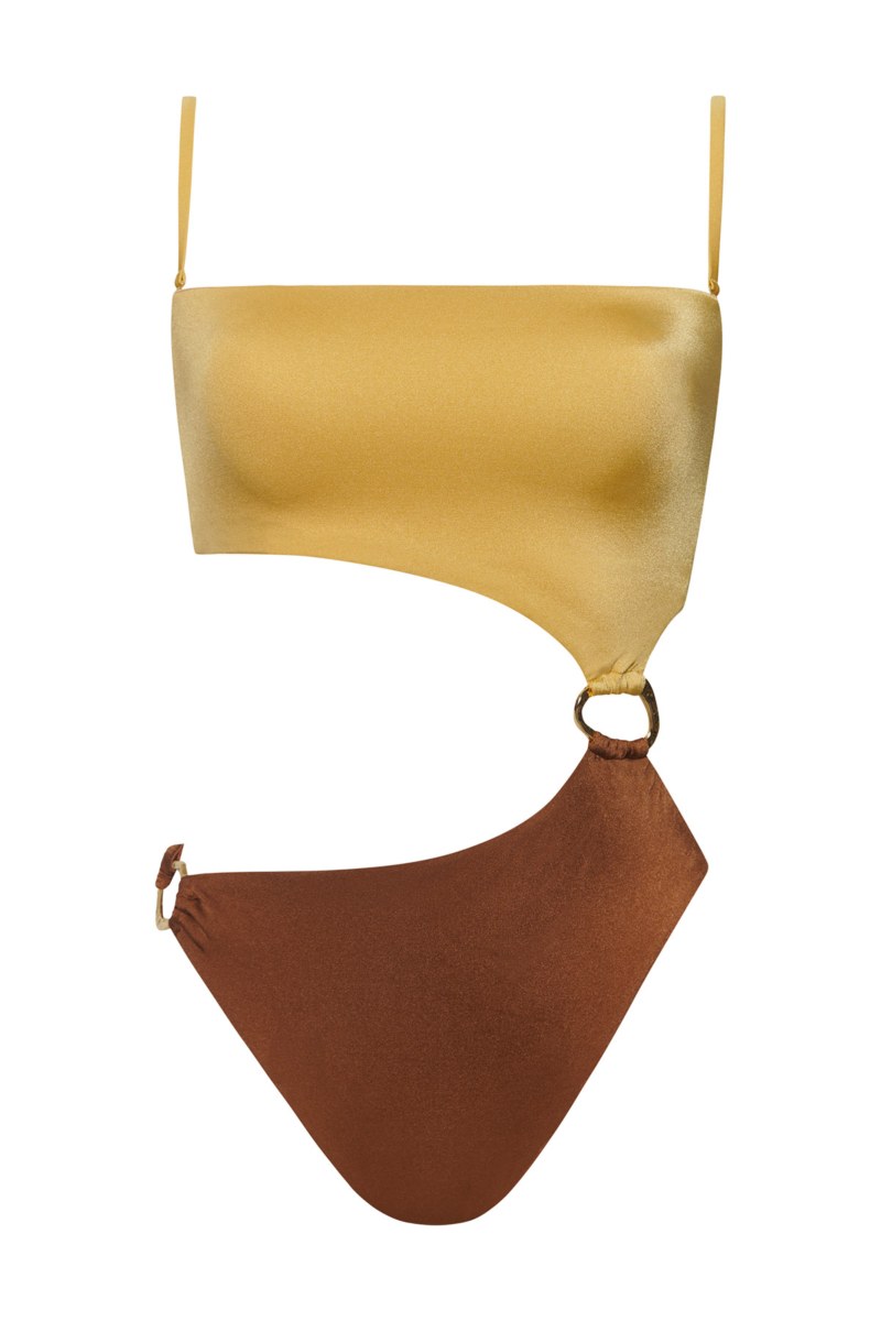 BANDEAU CUT-OUT ONEPIECE SWIMSUIT-25804729-321