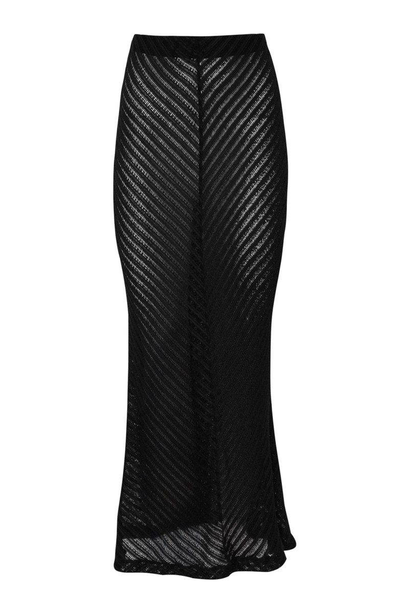 SEMI-SHEER KNITTED ΜΑΧΙ SKIRT-25805615-110